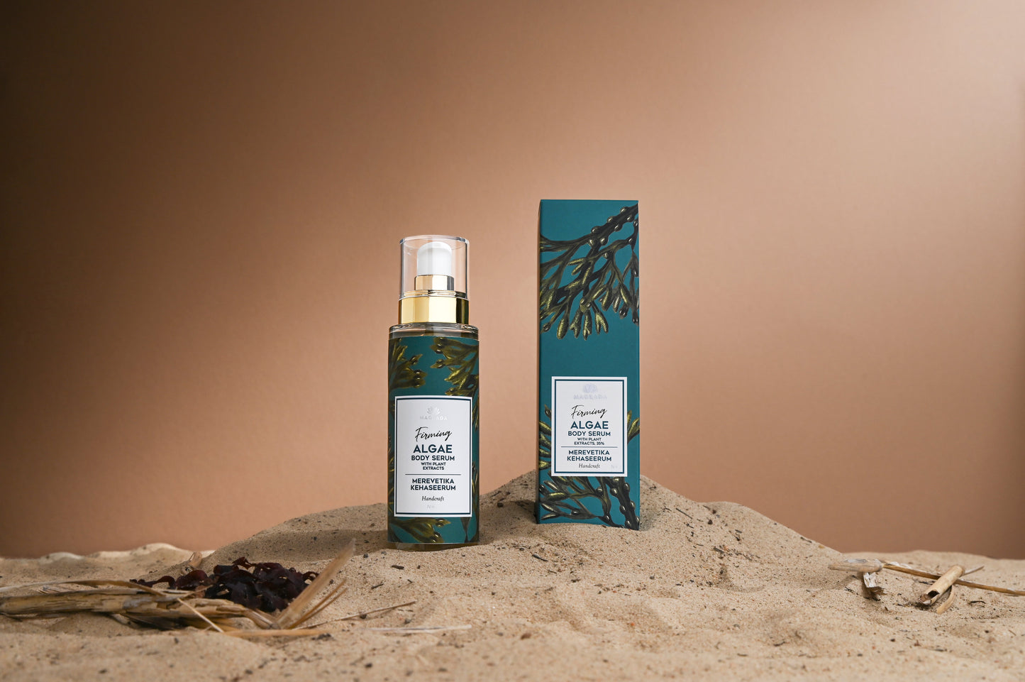 Firming Algae Body Serum with Plant Extracts – 100ml Skin Tightening & Rejuvenation Magrada Organic Cosmetics