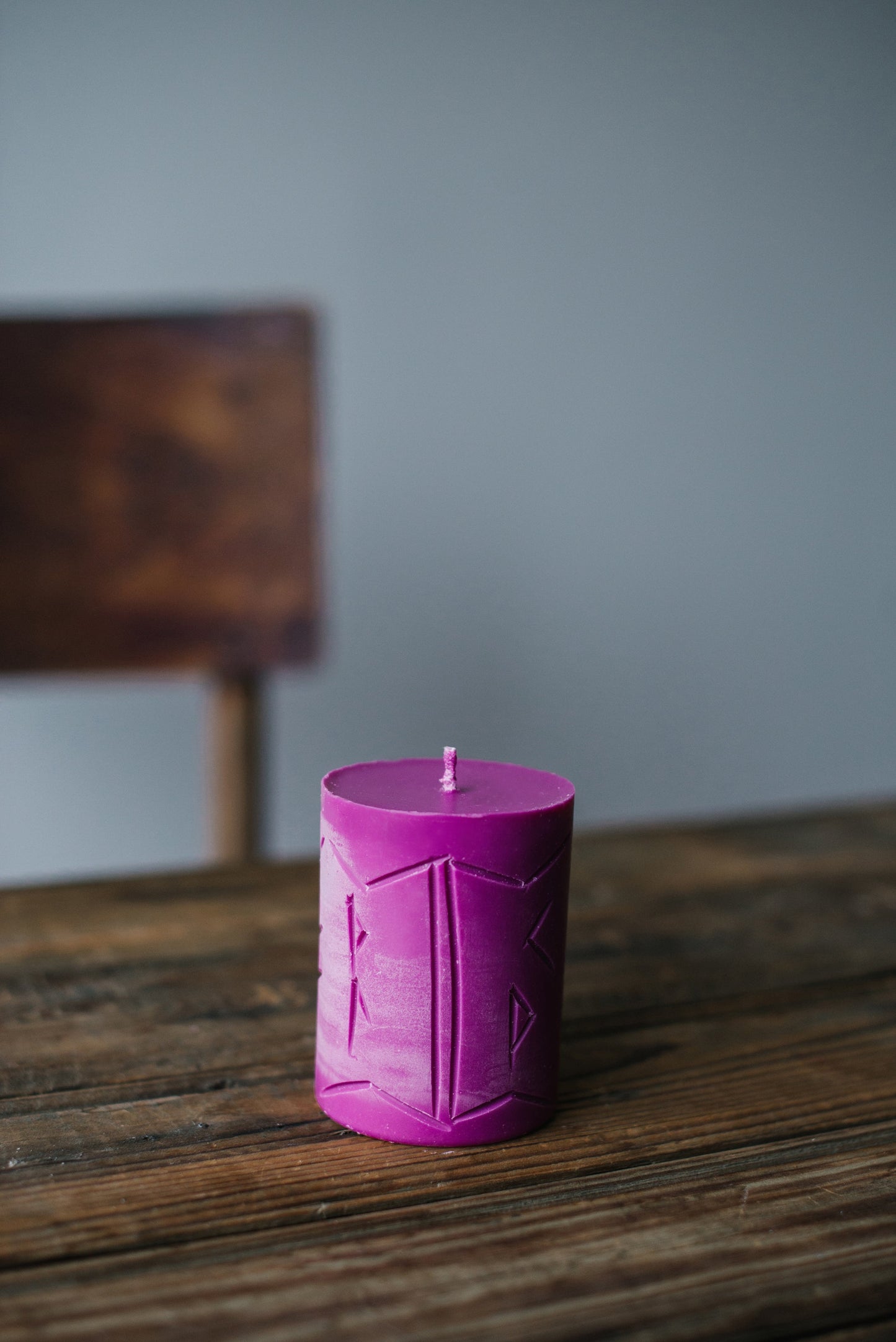 Rune Candle MIMIR – Norse Wisdom Ritual with Lavender & Sandalwood Smells Like Spells
