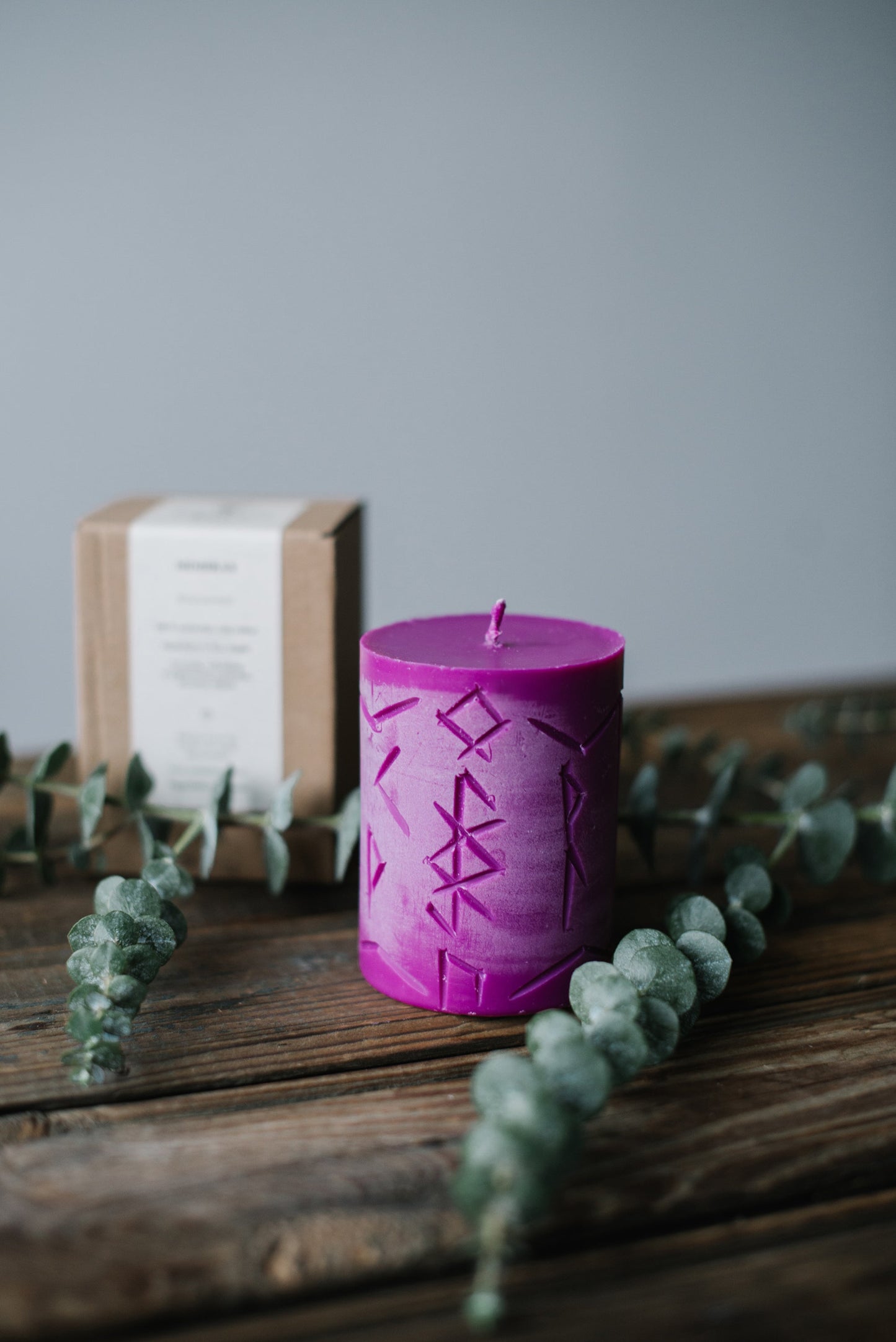 Rune Candle MIMIR – Norse Wisdom Ritual with Lavender & Sandalwood Smells Like Spells