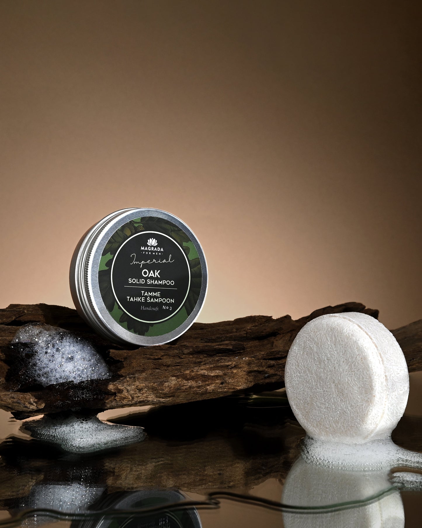 Daily Essentials Gift Set for Men – Oak Shampoo, Solid Shampoo & Shower Gel Magrada Organic Cosmetics