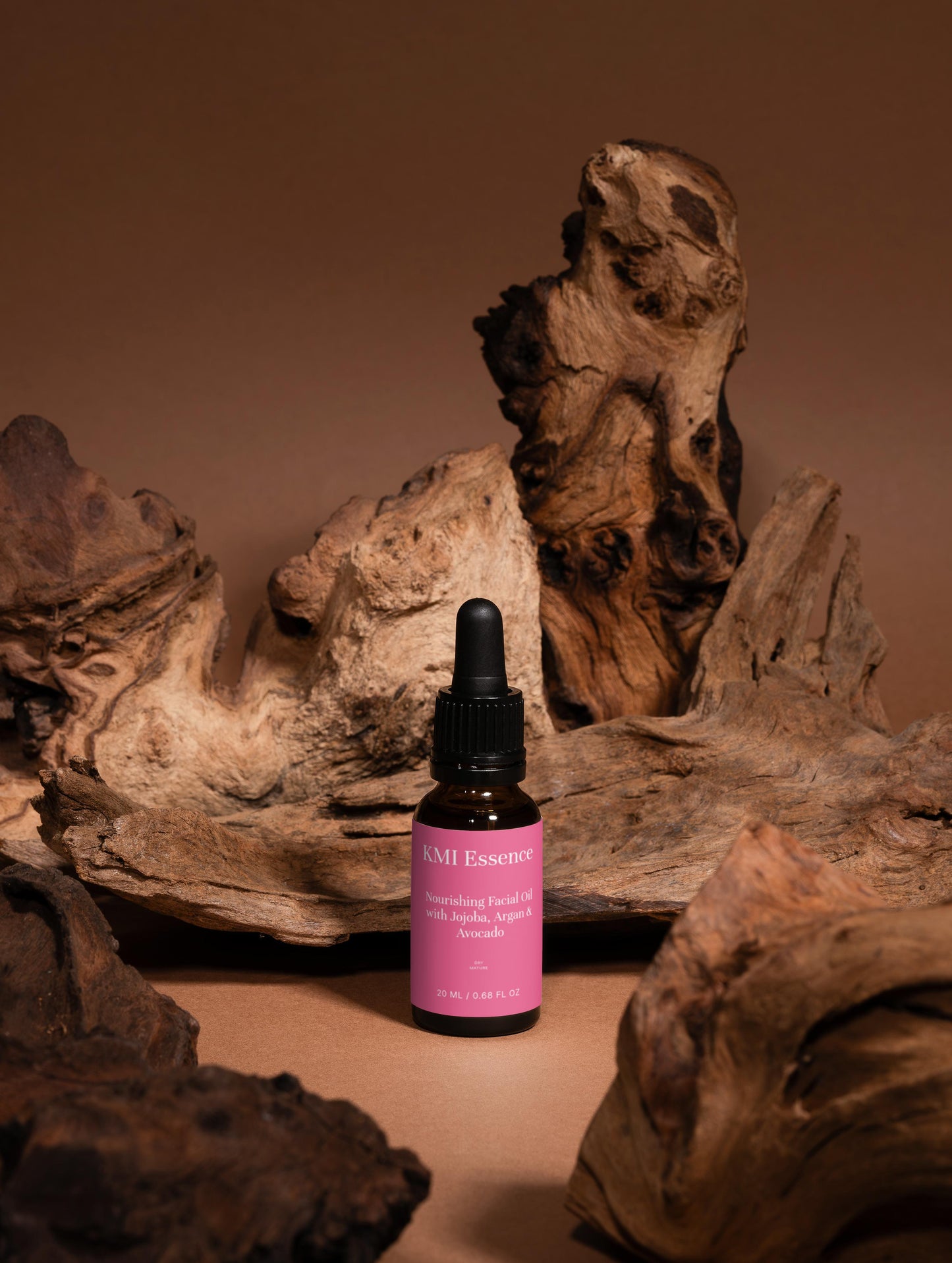 Kmi Essence Nourishing Facial Oil with Jojoba, Argan & Avocado – 20ml Natural Face Care Selfnamed