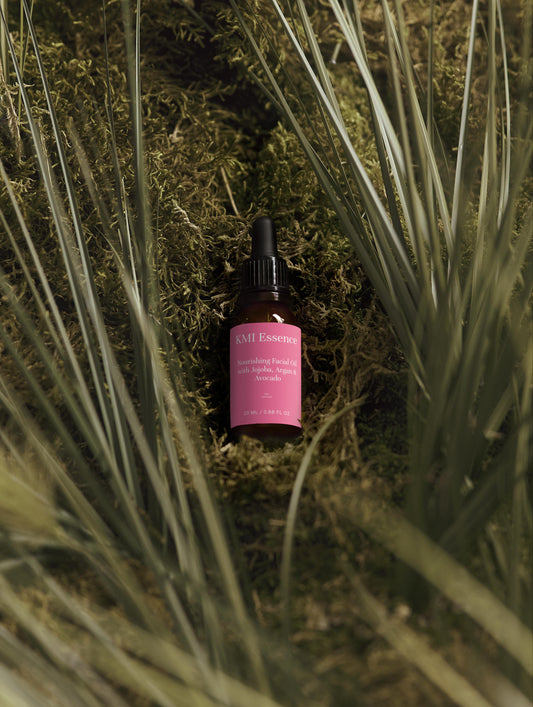 Kmi Essence Nourishing Facial Oil with Jojoba, Argan & Avocado – 20ml Natural Face Care Selfnamed