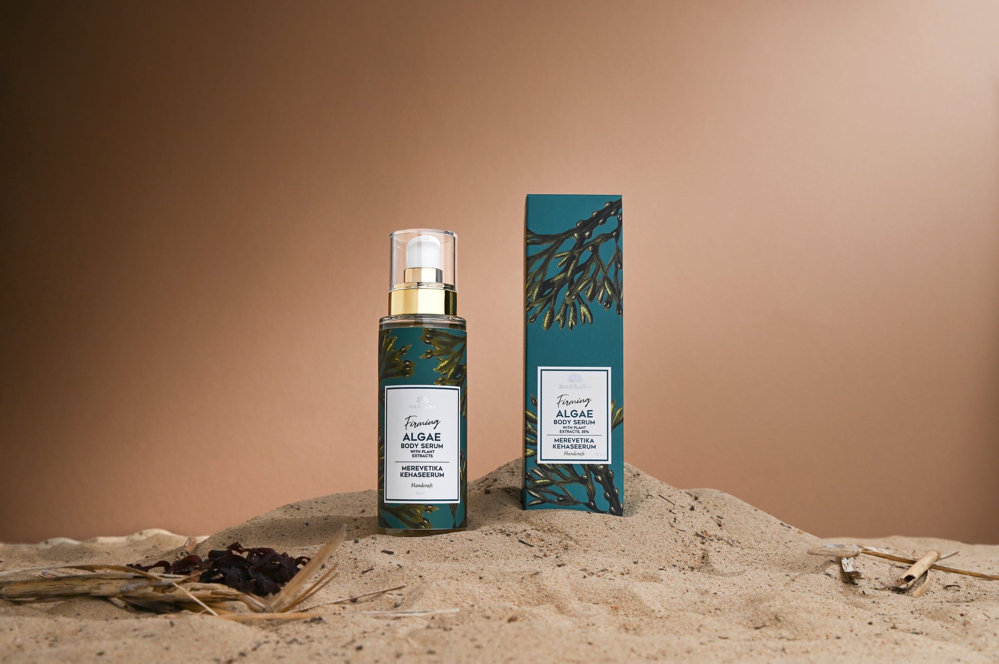 Firming Algae Body Serum with Plant Extracts – 100ml Skin Tightening & Rejuvenation Magrada Organic Cosmetics