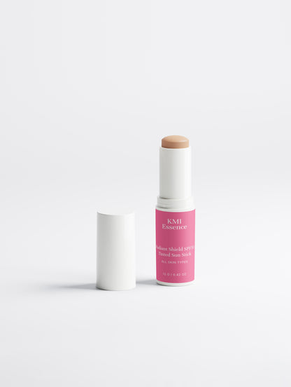 KMI Essence Radiant Shield SPF50 Tinted Sun Stick – Portable Face Protection, 12g Selfnamed
